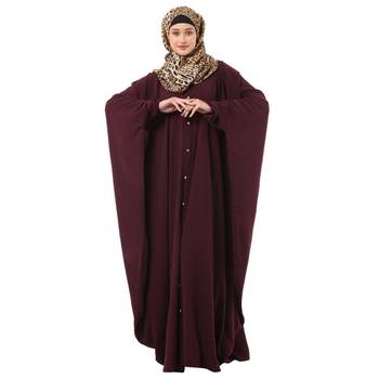 Wne front open kaftan with fashionable buttons 1