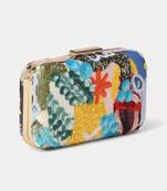 Multi sienna clutch by label ritu kumar