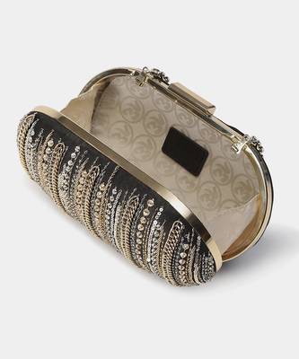 Black noel clutch by label ritu kumar 2