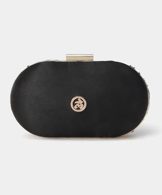 Black noel clutch by label ritu kumar 5