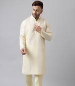 cream kurta