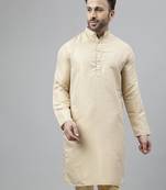 cream kurta