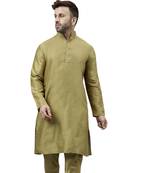 mehandi green  ethnic solid kurta