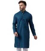 Green ethnic embroidered kurta