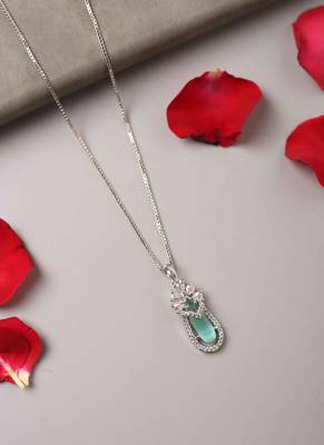 Sea Green Stone Necklace 5