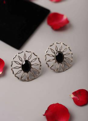 Black Stone Earrings 5
