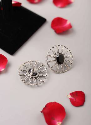 Black Stone Earrings 6