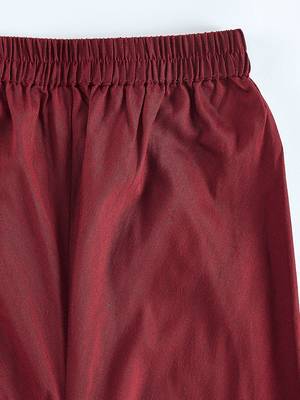  girls' maroon kurta set 7