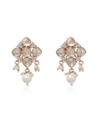 White kundan necklace set 2