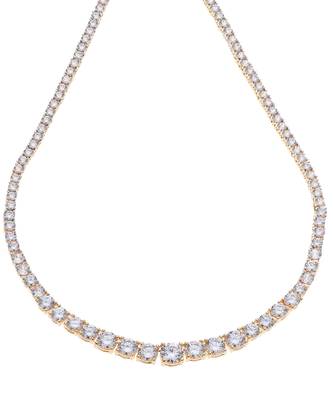 White american diamonds necklace set 4