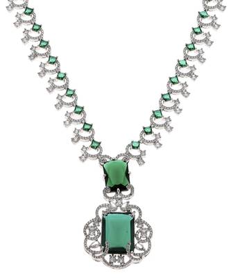 White american diamonds necklace set 2