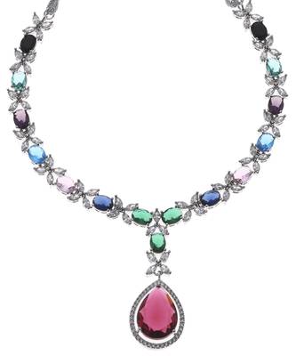 White american diamonds necklace set 3