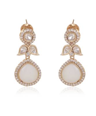White kundan necklace set 2