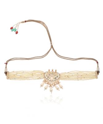 White kundan necklace set 2