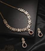 Red kundan necklace set