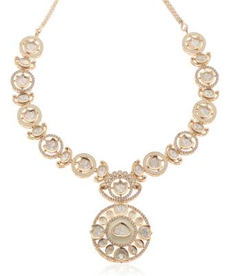 White kundan necklace set 2