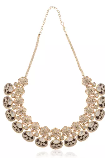 Red kundan necklace set
