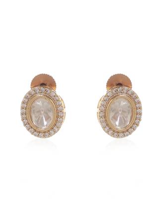 Gold kundan necklace set 3