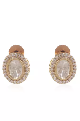 Gold kundan necklace set
