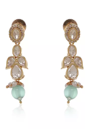 Gold kundan necklace set
