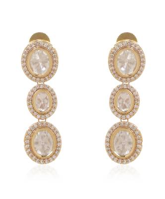 Gold kundan necklace set 2