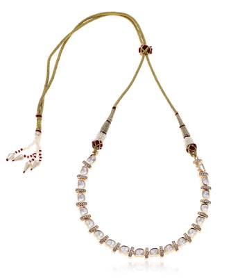 Gold kundan necklace set 2