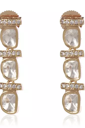 Gold kundan necklace set