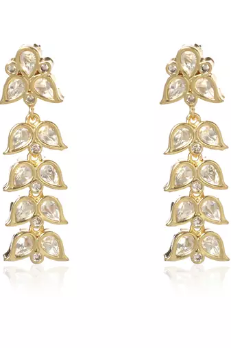 Gold kundan necklace set