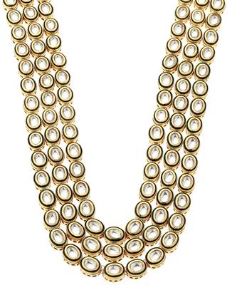 Green kundan necklace set 2