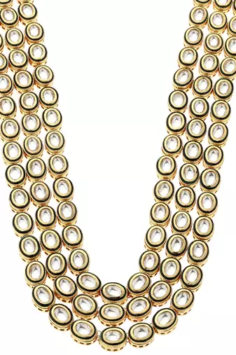 Green kundan necklace set