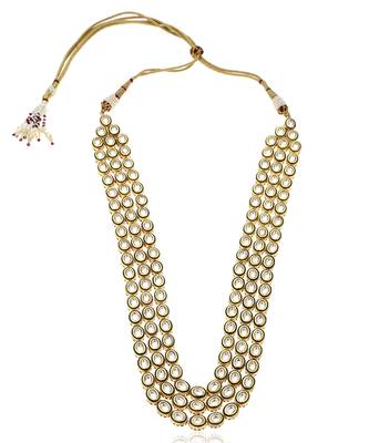 Green kundan necklace set 3