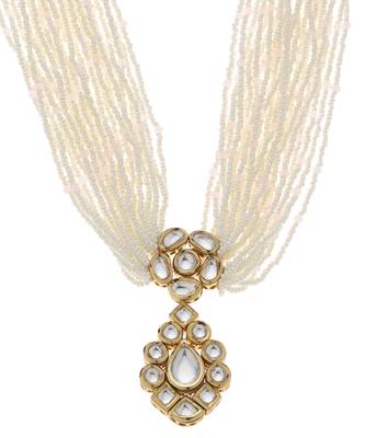 White kundan necklace set 2