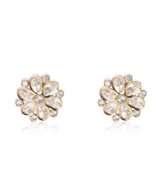 Gold kundan earring 3