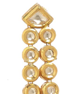 Green kundan earring 2