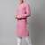 Pink embroidery pure cotton kurta pyjama set