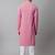 Pink embroidery pure cotton kurta pyjama set
