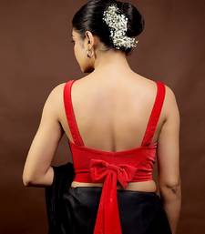 Red Velvet Designer Blouse
