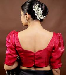 Rani Pink Tissue Designer Blouse