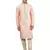 Pink colour woven design kurta sets