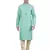 lt.aqua colour jacquard design kurta sets