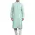 lt.aqua colour woven design kurta sets
