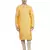 mustard colour jacquard design kurta sets