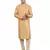 mustard colour jacquard design kurta sets