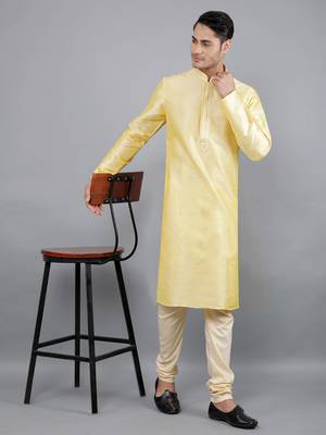 yellow colour brasso design kurta sets 4