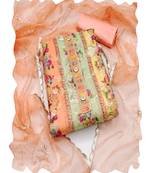 multicolor organza women embellished & embroidered unstitched dress material