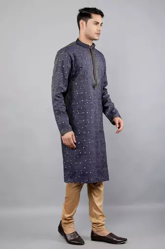  woven design ethnic trendy kurta set