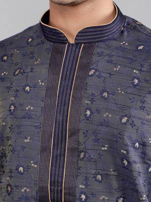  woven design ethnic trendy kurta set 4
