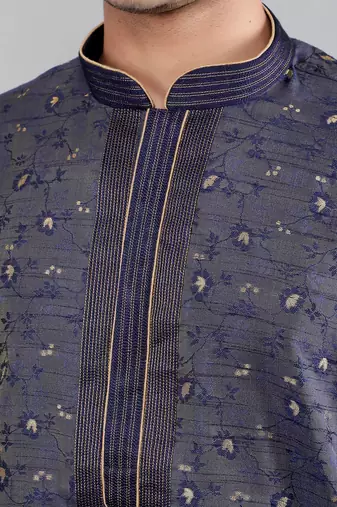  woven design ethnic trendy kurta set