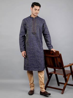  woven design ethnic trendy kurta set 5
