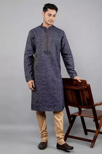  woven design ethnic trendy kurta set
